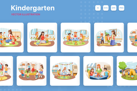 M157_Kindergarten Illustrations
