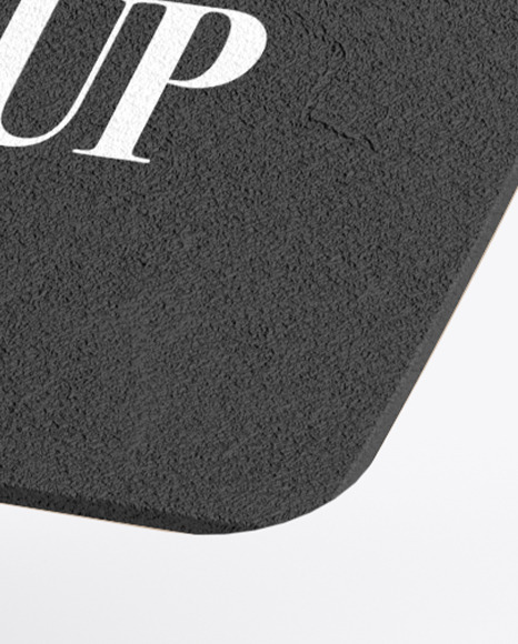 Textured Hang Tag Label With Round Corners Mockup PSD #6