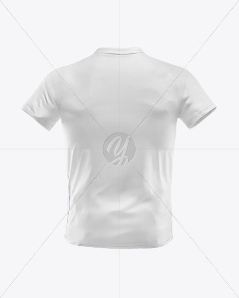 Download Men S T Shirt Mockup Back View In Apparel Mockups On Yellow Images Object Mockups PSD Mockup Templates