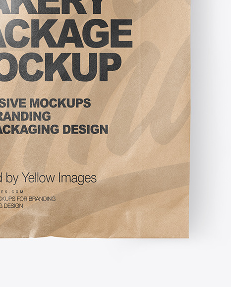 Kraft Paper Bakery Bag Mockup, Product Mockups ft. kraft & bakery