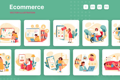 M159_Ecommerce Illustration Pack