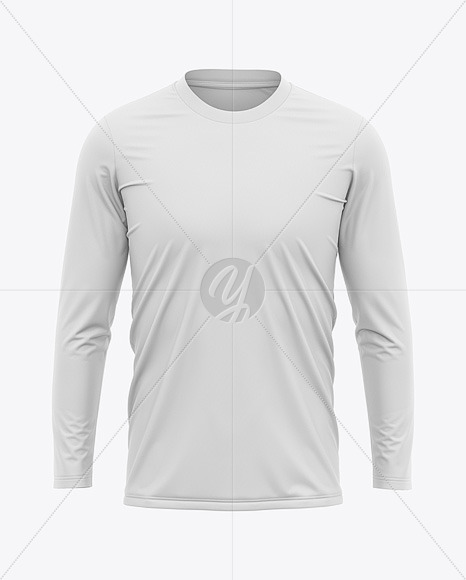 Download Men S Crew Neck Long Sleeve Soccer Jersey Mockup Front View In Apparel Mockups On Yellow Images Object Mockups PSD Mockup Templates