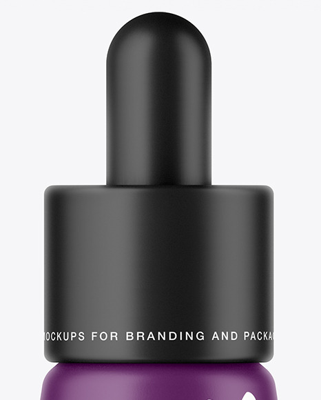 Matte Dropper Bottle Mockup PSD #2
