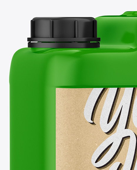 Glossy Jerry Can Mockup PSD #6