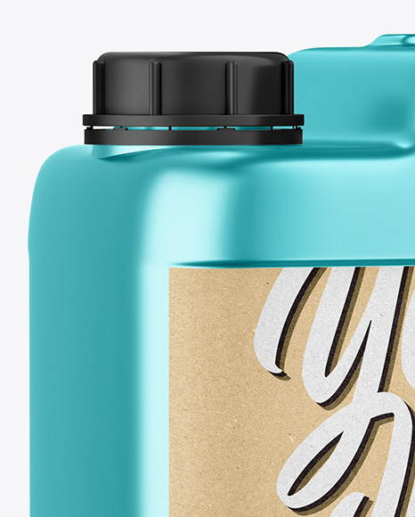Metallic Jerry Can Mockup PSD #6
