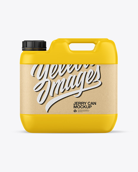 Matte Jerry Can Mockup PSD #2