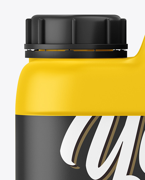 Matte Jerry Can Mockup PSD #1