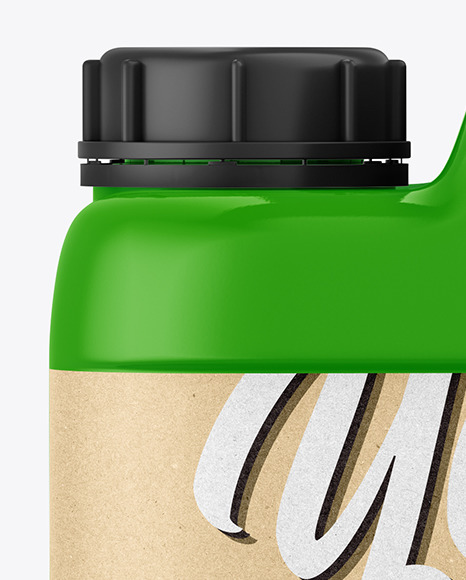 Glossy Jerry Can Mockup PSD #6