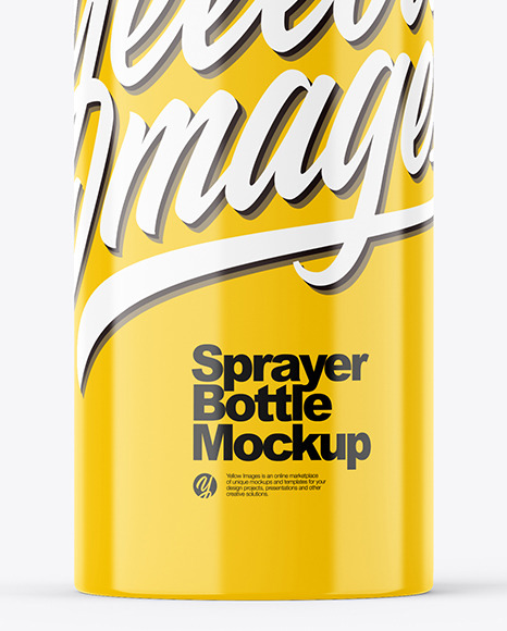 Download Glossy 100ml Spray Bottle Mockup In Bottle Mockups On Yellow Images Object Mockups