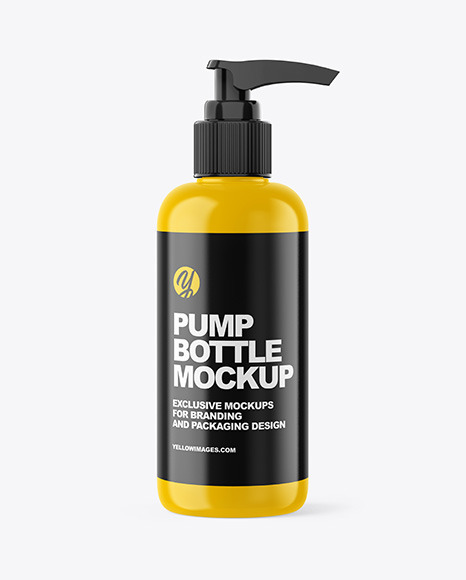 Sanitizer Bottle Mockup