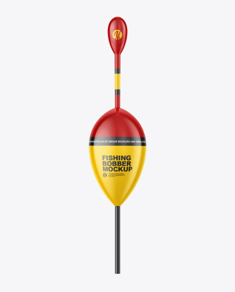 Glossy Fishing Bobber  Mockup