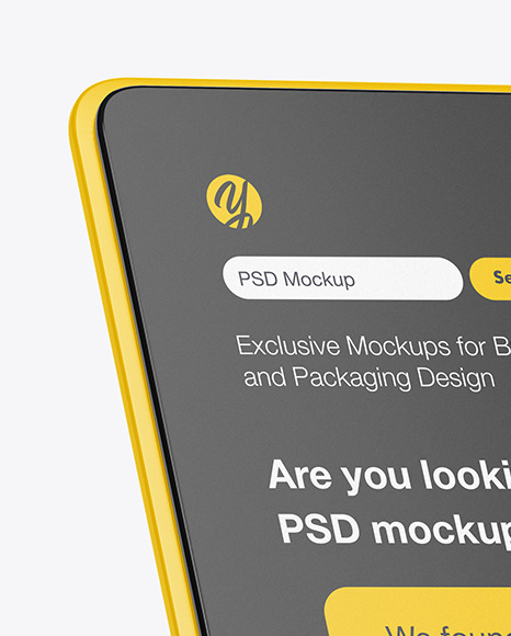 Digital Desktop Tablet Mockup PSD #3