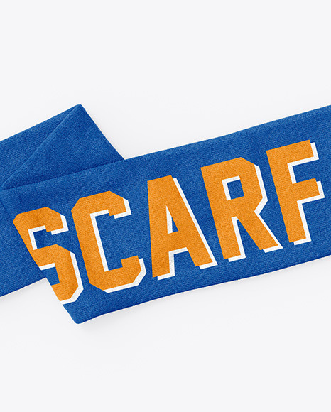 Download Fan Scarf Mockup In Apparel Mockups On Yellow Images Object Mockups