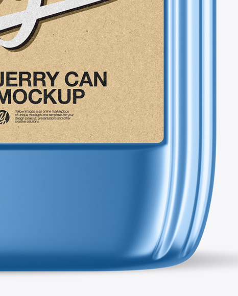 Metallic Jerry Can Mockup PSD #6