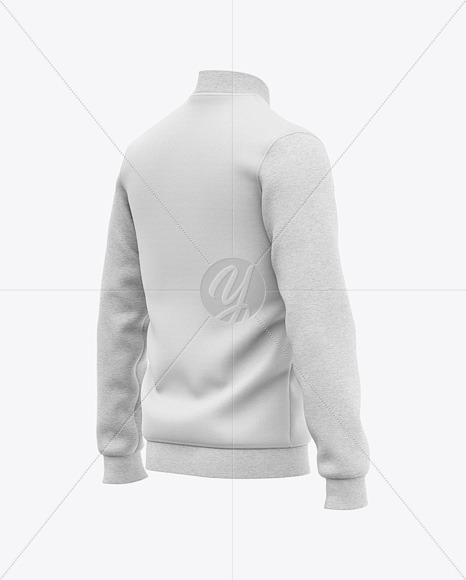 Download Men S Heather Varsity Jacket Mockup Back Half Side View In Apparel Mockups On Yellow Images Object Mockups