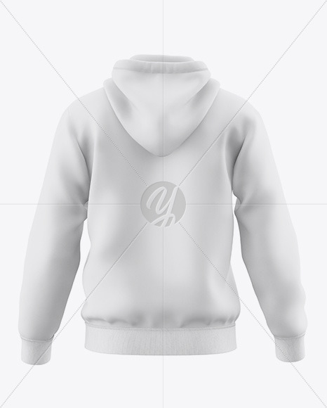 Download Melange Hoodie Mockup Back View In Apparel Mockups On Yellow Images Object Mockups