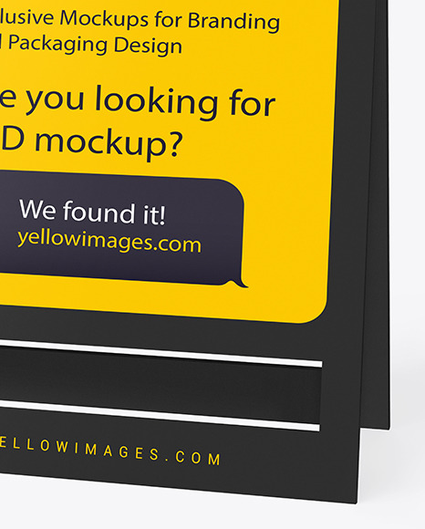 Download Pavement Sign Mockup In Outdoor Advertising Mockups On Yellow Images Object Mockups