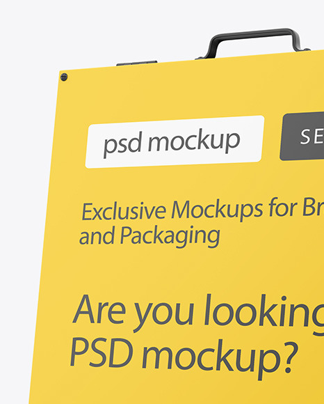 Street Stand Mockup PSD #2