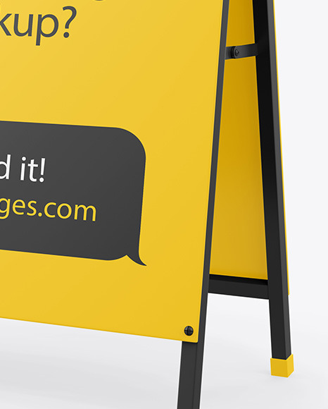 Street Stand Mockup PSD #1