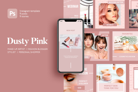 Dusty Pink Instagram Pack