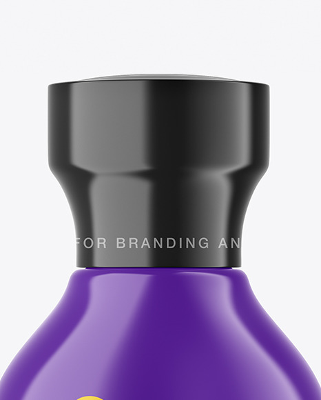 Glossy Spray Bottle Mockup PSD #1
