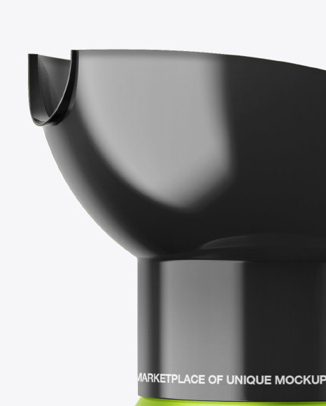 Metallic Oxygen Can W  Inhaler Cap PSD #2