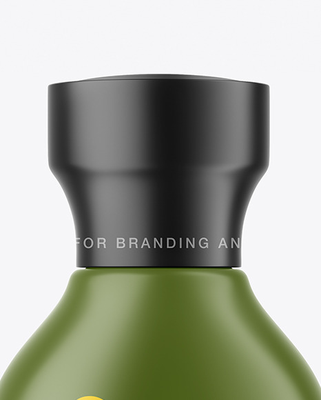 Matte Spray Bottle Mockup PSD #2