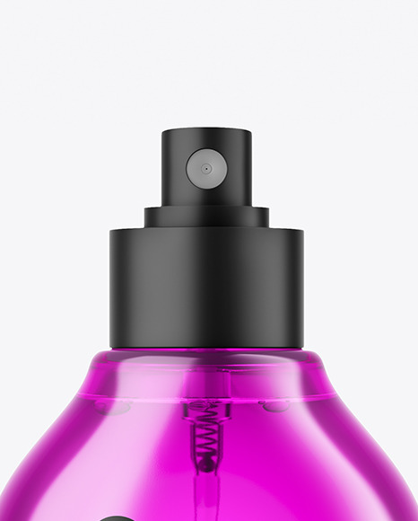 Color Spray Bottle Mockup PSD #1