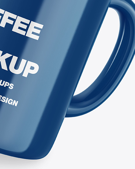 Glossy Coffee Cup w  Splash Mockup PSD #7