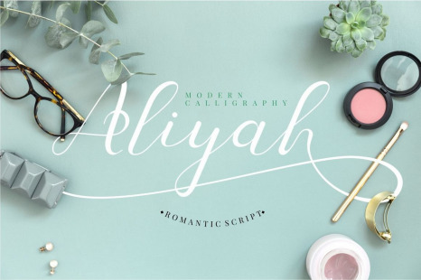 Aliyah - Modern Calligraphy Romantic Script