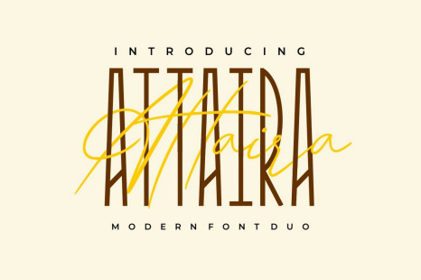 Attaira - Modern Font Duo