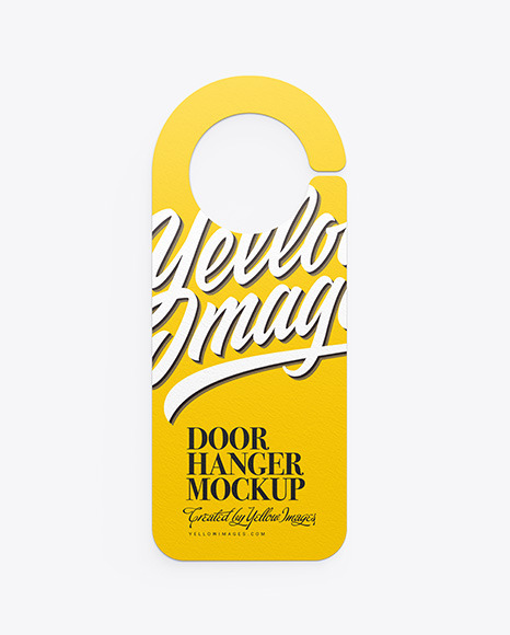 Door Hanger Mockup PSD #1