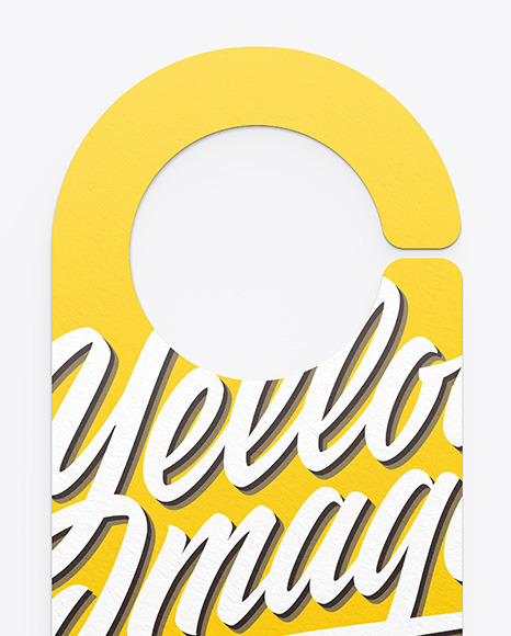 Door Hanger Mockup PSD #6