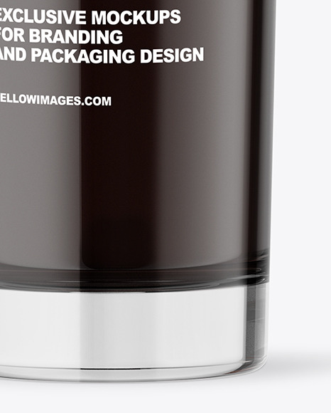 Glass with Dark Drink Mockup PSD #4