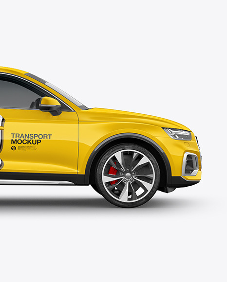 Crossover SUV Mockup – Side View