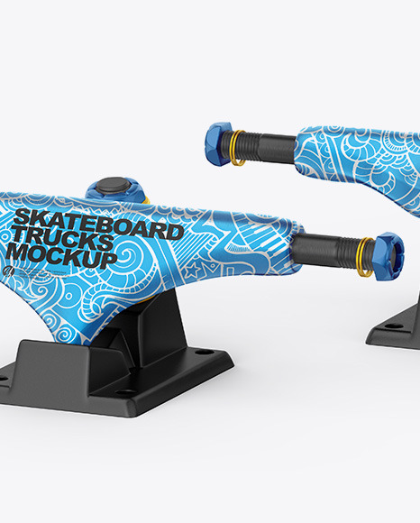 Skateboard Trucks Mockup PSD #5