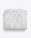 Download Folded Sweater Mockup In Apparel Mockups On Yellow Images Object Mockups