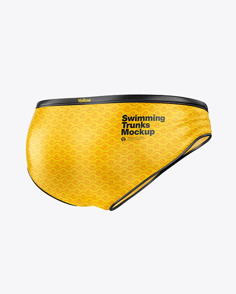 Glossy Swimming Trunks Mockup PSD #1