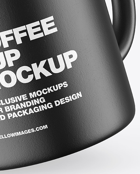 Ceramic Coffee Cup Mockup PSD #1