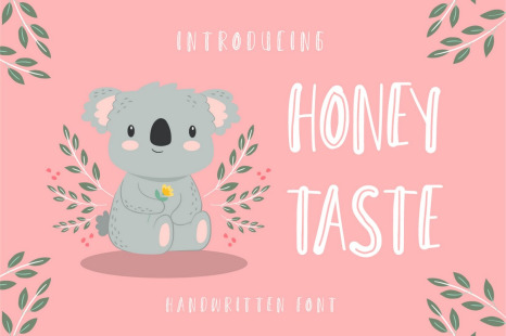 Honey Taste - Playful And Display Font
