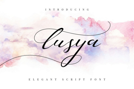 Lusya - Elegant Script Font
