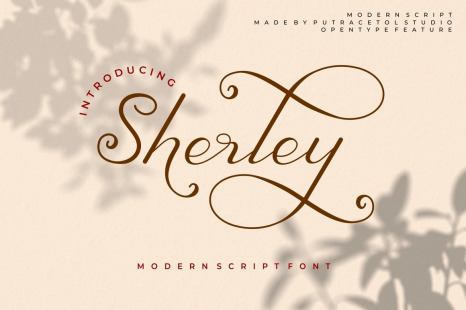 Sherley - Lovely  Elegant Script Font