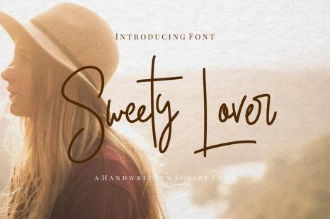 Sweety Lover - Signature Script Font