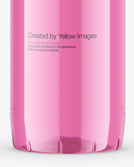 Plastic Drink Bottle Mockup PSD #6