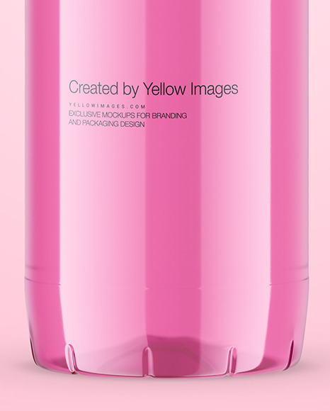 Plastic Drink Bottle Mockup PSD #7