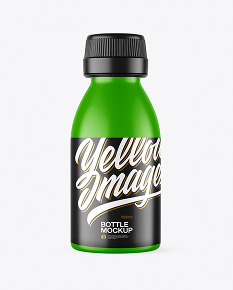 Matte Plastic Bottle Mockup