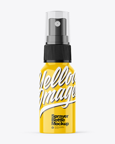 Download Glossy 50ml Spray Bottle Mockup In Bottle Mockups On Yellow Images Object Mockups Yellowimages Mockups