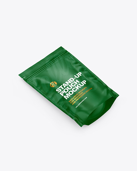 Paper Stand up Pouch Mockup PSD #2