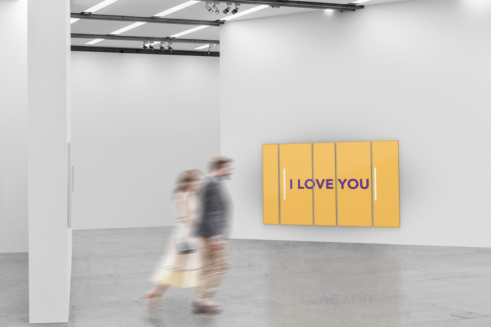 Download Art Gallery Mockup Poster In Indoor Advertising Mockups On Yellow Images Creative Store PSD Mockup Templates
