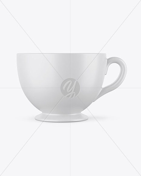 Matte Coffee Cup Mockup   Front View PSD #3